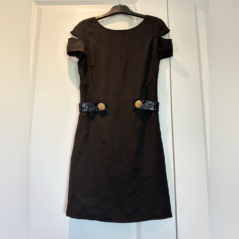 Versace for H&M black cutout mini dress